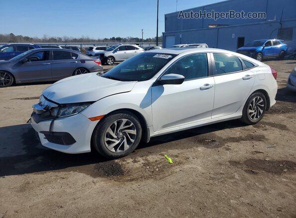 19XFC2F7XGE233399 2016 HONDA CIVIC White წინა მარცხენა ხედი სამი მეოთხედიდან