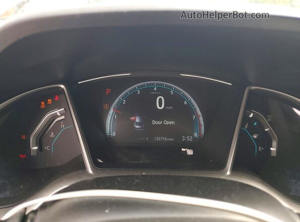 19XFC2F7XHE078080 2017 HONDA CIVIC Silver Vista del cuadro de instrumentos