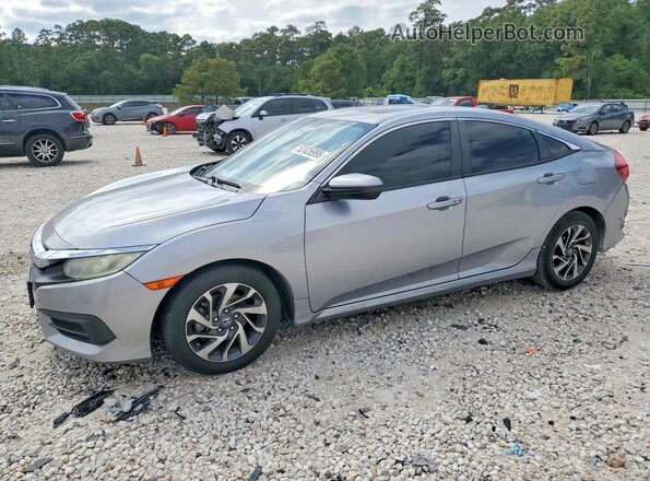 19XFC2F7XHE078080 2017 HONDA CIVIC Silver Vista tres cuartos delantera izquierda