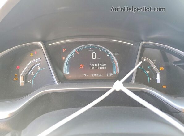 19XFC2F7XJE208428 2018 HONDA CIVIC White Вид щитка приладів