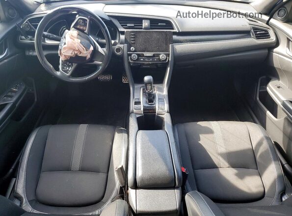 19XFC2F80KE028515 2019 HONDA CIVIC Синий Вид панели приборов