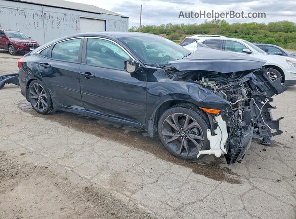 19XFC2F82LE029845 2020 HONDA CIVIC Black Front right