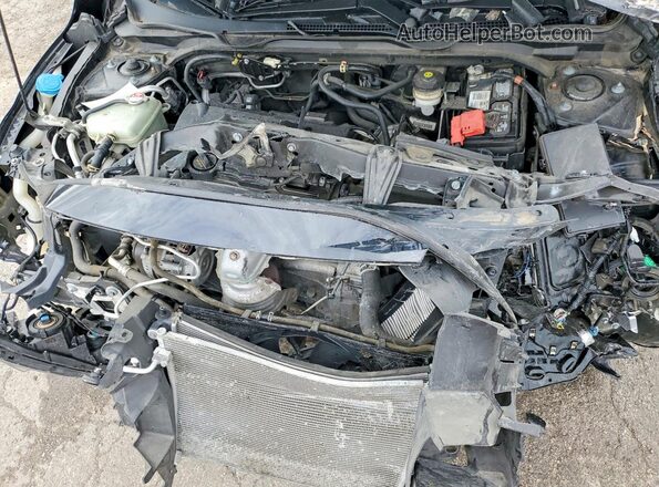 19XFC2F82LE029845 2020 HONDA CIVIC Black Rear interior view