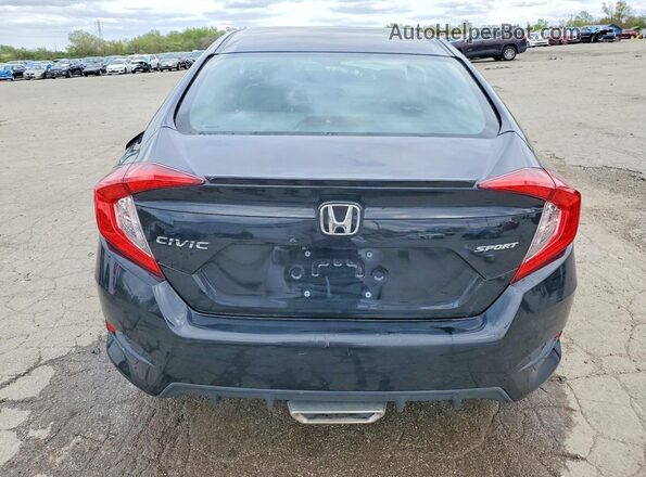 19XFC2F82LE029845 2020 HONDA CIVIC Black Rear view