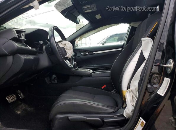 19XFC2F82LE029845 2020 HONDA CIVIC Black Front interior view