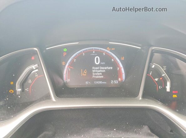 19XFC2F83KE051223 2019 HONDA CIVIC Silver Widok zestawu wskaźników
