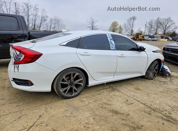 19XFC2F84ME003586 2021 HONDA CIVIC White Tył prawy