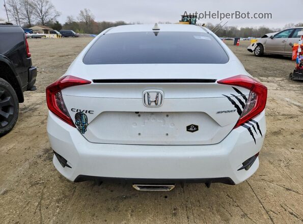 19XFC2F84ME003586 2021 HONDA CIVIC White Widok z tyłu