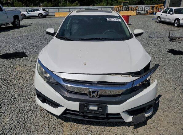 19XFC2F85GE001902 2016 HONDA CIVIC White Widok z przodu