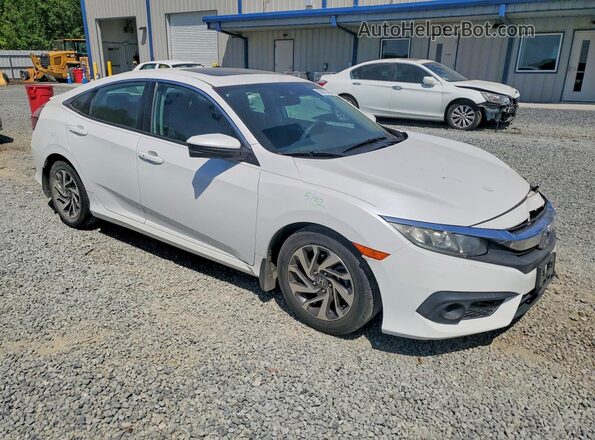 19XFC2F85GE001902 2016 HONDA CIVIC White Przód prawy
