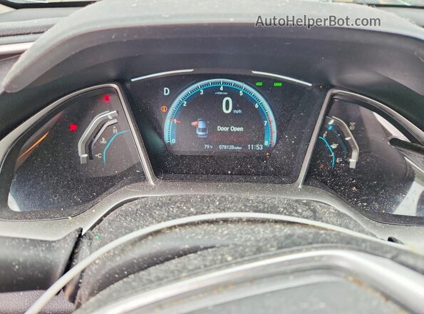 19XFC2F85HE005501 2017 HONDA CIVIC Серый Вид щитка приборов
