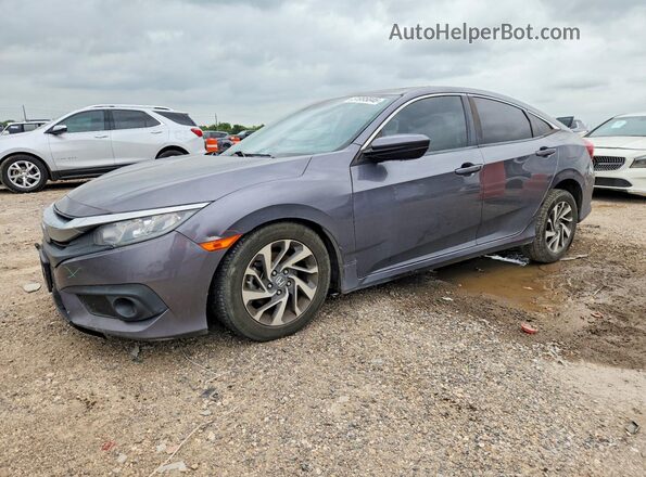 19XFC2F85HE005501 2017 HONDA CIVIC Серый Передняя левая четверть