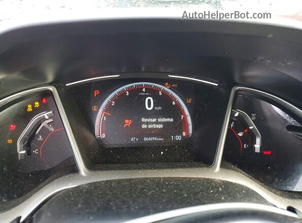 19XFC2F85ME202405 2021 HONDA CIVIC Silver ხელსაწყოთა პანელის ხედი