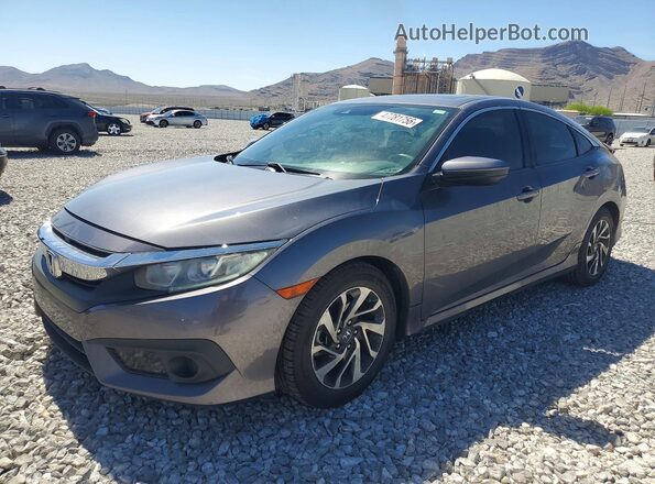 19XFC2F86HE003790 2017 HONDA CIVIC Серый Передняя левая четверть