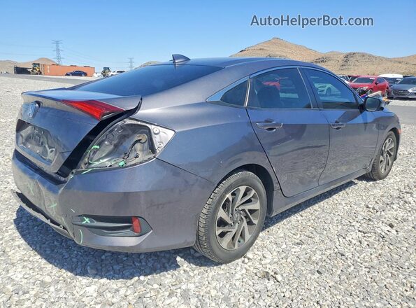 19XFC2F86HE003790 2017 HONDA CIVIC Серый Задняя правая четверть