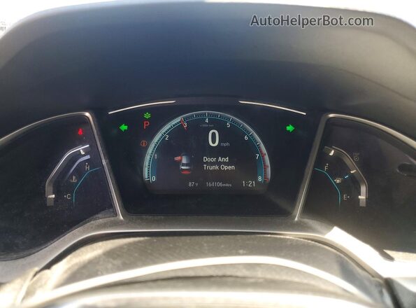 19XFC2F86HE003790 2017 HONDA CIVIC Серый Вид щитка приборов