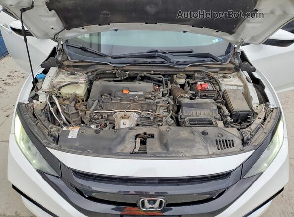 19XFC2F86KE017308 2019 HONDA CIVIC White Widok wnętrza z tyłu