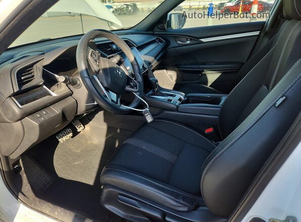 19XFC2F86LE014250 2020 HONDA CIVIC White Front interior view