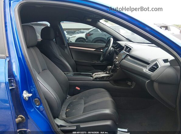 19XFC2F87LE015262 2020 HONDA CIVIC Blue Front interior view