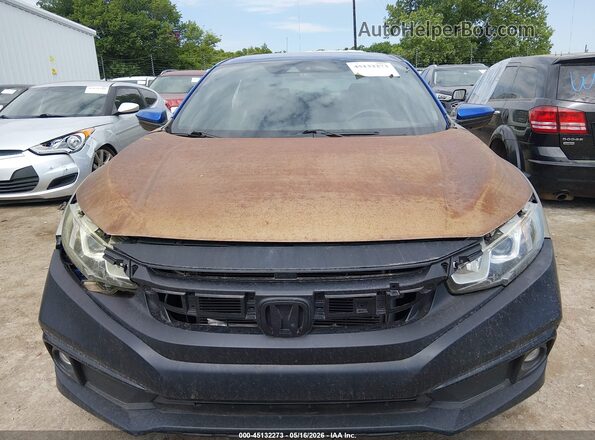 19XFC2F87LE015262 2020 HONDA CIVIC Blue Rear interior view