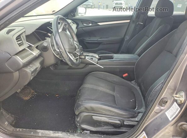 19XFC2F87LE017674 2020 HONDA CIVIC Gray Widok wnętrza z przodu