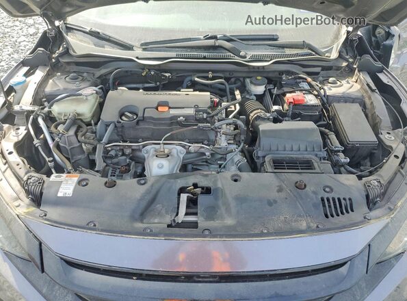 19XFC2F87LE017674 2020 HONDA CIVIC Gray Widok wnętrza z tyłu