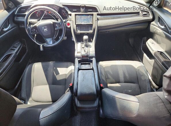 19XFC2F88KE014457 2019 HONDA CIVIC Синий Вид панели приборов