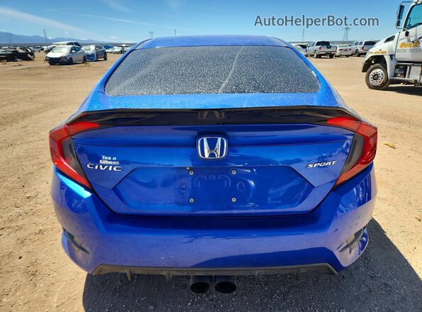 19XFC2F88KE014457 2019 HONDA CIVIC Синий Вид сзади