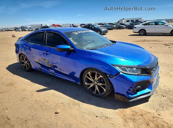 19XFC2F88KE014457 2019 HONDA CIVIC Синий Передняя правая четверть