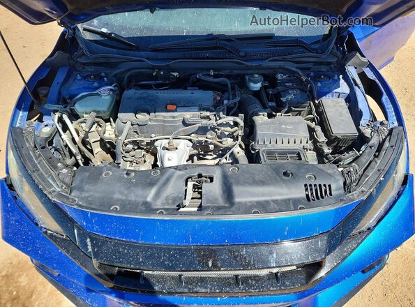 19XFC2F88KE014457 2019 HONDA CIVIC Синий Вид задней части салона