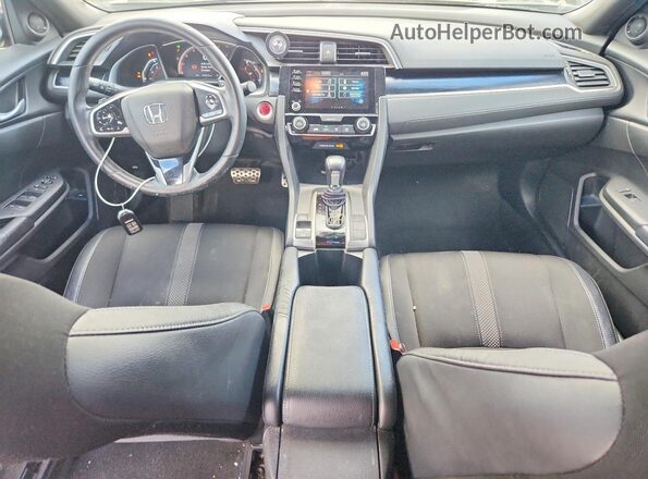 19XFC2F89KE214926 2019 HONDA CIVIC Black Widok deski rozdzielczej
