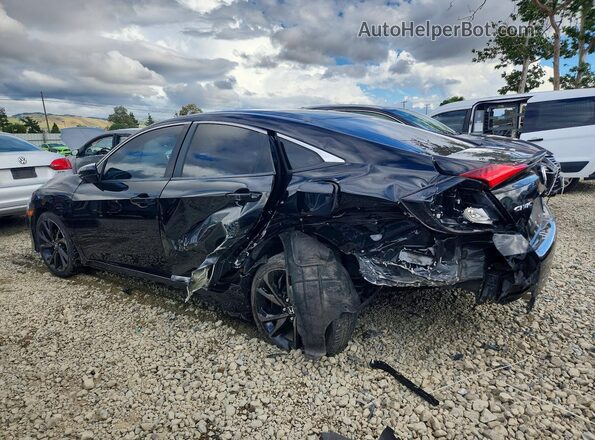 19XFC2F89KE214926 2019 HONDA CIVIC Black Tył lewy
