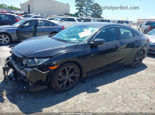 19XFC2F8XLE016969 2020 HONDA CIVIC Черный Передняя левая четверть