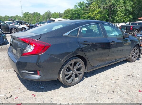 19XFC2F8XLE016969 2020 HONDA CIVIC Черный Задняя правая четверть