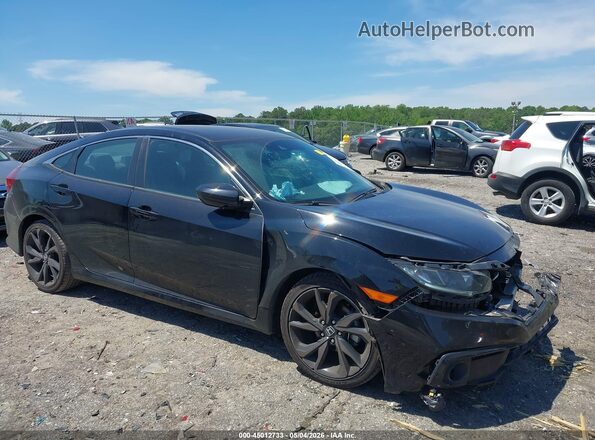 19XFC2F8XLE016969 2020 HONDA CIVIC Черный Передняя правая четверть