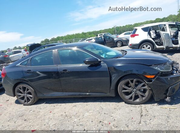 19XFC2F8XLE016969 2020 HONDA CIVIC Черный Вид задней части салона