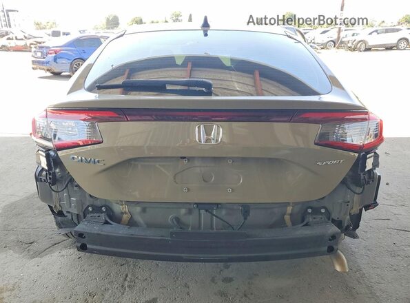 19XFL2H80SE017060 2025 HONDA CIVIC Желто-коричневый Вид сзади