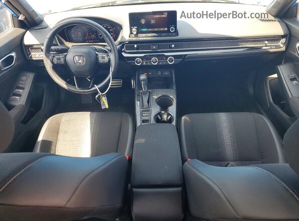 19XFL2H81RE033553 2024 HONDA CIVIC Синий Вид панели приборов