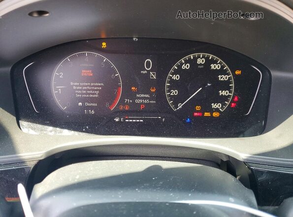 19XFL2H81RE033553 2024 HONDA CIVIC Синий Вид щитка приборов