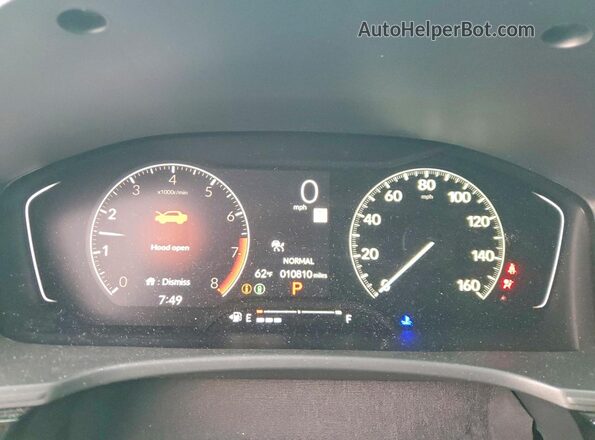 19XFL2H83SE010653 2025 HONDA CIVIC Gray Widok zestawu wskaźników