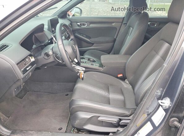 19XFL2H83SE010653 2025 HONDA CIVIC Gray Widok wnętrza z przodu