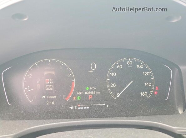 19XFL2H87SE019260 2025 HONDA CIVIC Серебряный Вид щитка приборов