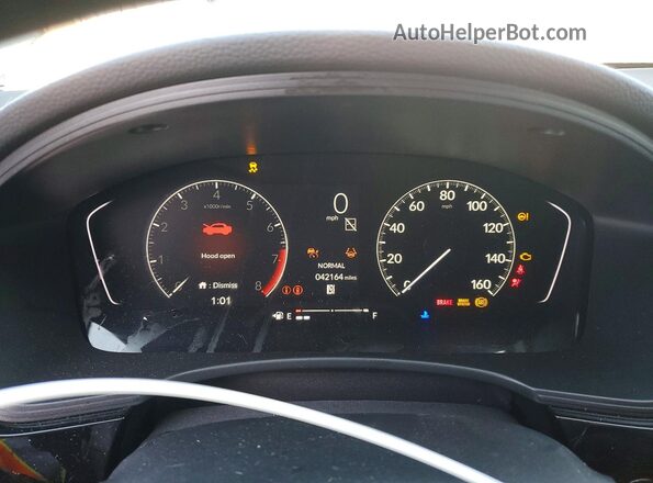 19XFL2H8XRE029419 2024 HONDA CIVIC Серебряный Вид щитка приборов