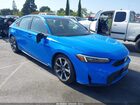 2025 Honda Civic Hybrid Sport Touring Blue vin: 19XFL4H96SE006908