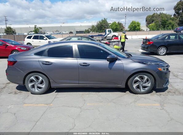 19XZE4F50KE006460 2019 HONDA INSIGHT Серый Вид задней части салона