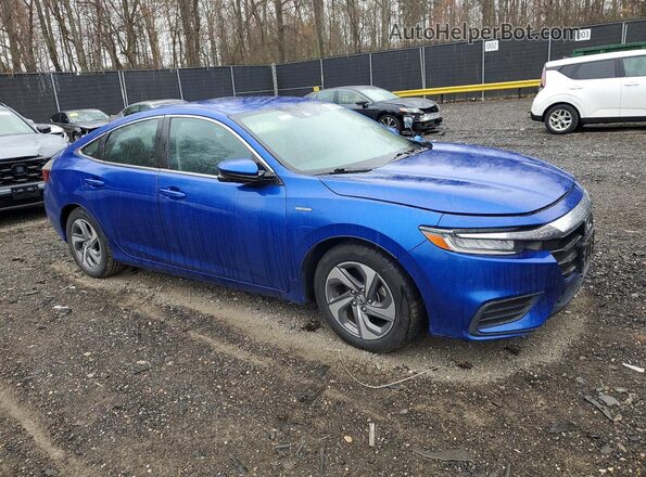 19XZE4F53LE007619 2020 HONDA INSIGHT Blue Delantero derecho
