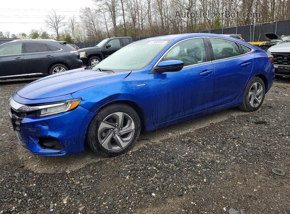 19XZE4F53LE007619 2020 HONDA INSIGHT Blue Vista tres cuartos delantera izquierda