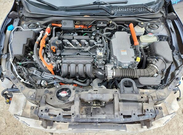 19XZE4F56ME005767 2021 HONDA INSIGHT Синий Вид задней части салона