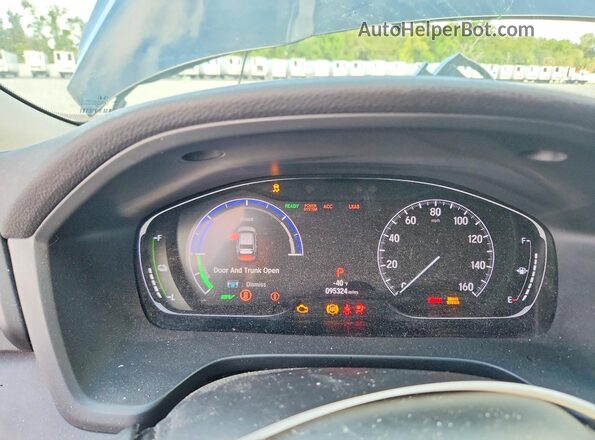 19XZE4F58LE014825 2020 HONDA INSIGHT Черный Вид щитка приборов