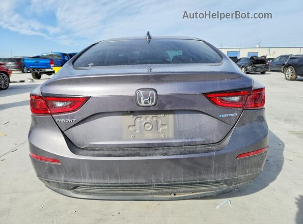 19XZE4F5XLE012462 2020 HONDA INSIGHT Серый Вид сзади